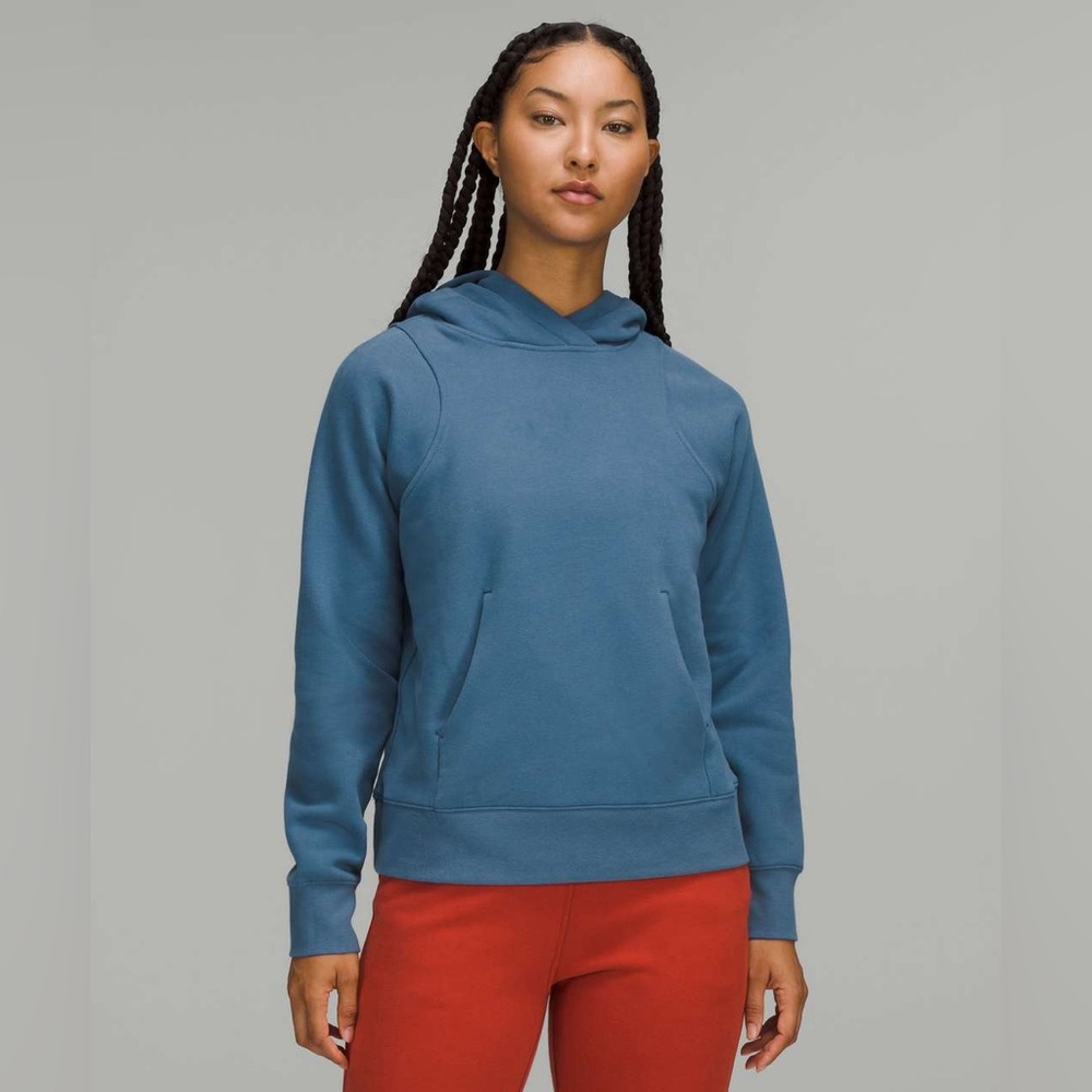 Lululemon Loungeful Hoodie Soft Denim W3FCDS Size 2
